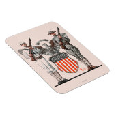 兵士、セーラー、アメリカの盾 マグネット (右側)