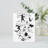 兵士、ネコ、ネズミのリバスの詩 ポストカード (スタンド正面)