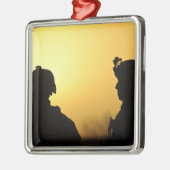 兵士 メタルオーナメント (左)