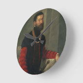 兵士 ラウンド壁時計 (傾斜)