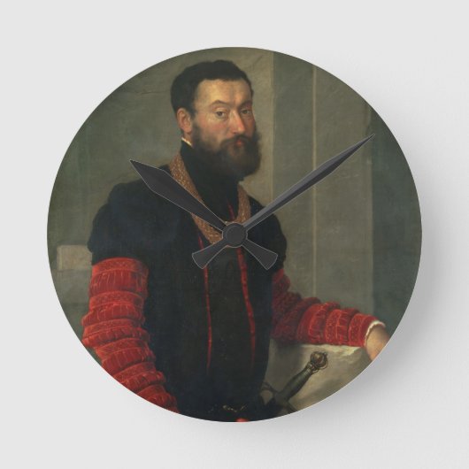 兵士 ラウンド壁時計 (正面)