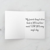 **兵士** 「私の愛」をあなたに送る カード (内部)