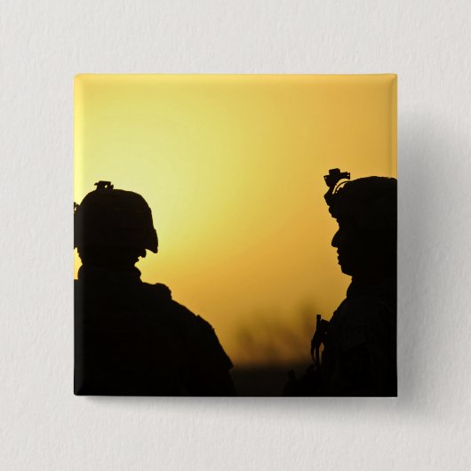 兵士 缶バッジ (正面)