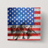 兵士 缶バッジ (正面)