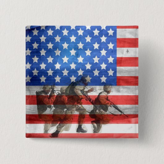 兵士 缶バッジ (正面)