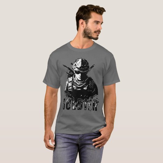 兵士 Tシャツ (正面フル)