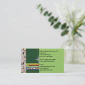 兵站学の交通機関移動商品の名刺 名刺 (スタンド正面)