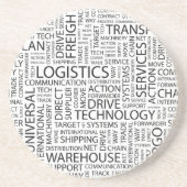 兵站学は単語と模造します コースター (正面)