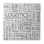 兵站学は単語と模造します タイル (正面)