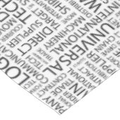 兵站学は単語と模造します テーブルクロス (アングル)