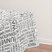 兵站学は単語と模造します テーブルクロス (インサイチュ)