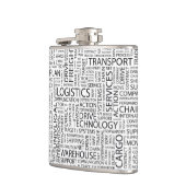 兵站学は単語と模造します フラスク (左)