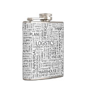 兵站学は単語と模造します フラスク (右)