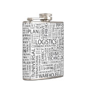 兵站学は単語と模造します フラスク (右)