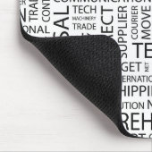 兵站学は単語と模造します マウスパッド (コーナー)