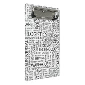 兵站学は単語と模造します ミニクリップボード (アングル)