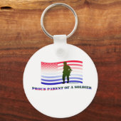 兵誇りを持った士の親 キーホルダー (正面)