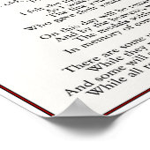 兵隊たちが16" x 11"行進しているのを見た ポスター (角)