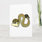 兵隊のヘビ　武器とともに カード (正面)