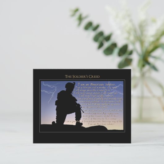 兵隊の信条 ポストカード (スタンド正面)