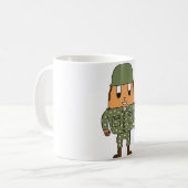 兵隊エッグ コーヒーマグカップ (正面左)
