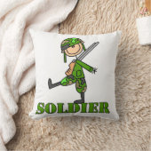 兵隊棒人間 クッション (ブランケット)