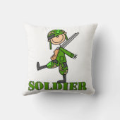 兵隊棒人間 クッション (裏面)