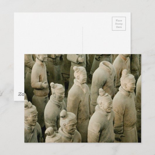 兵馬俑 ポストカード (正面/裏面)