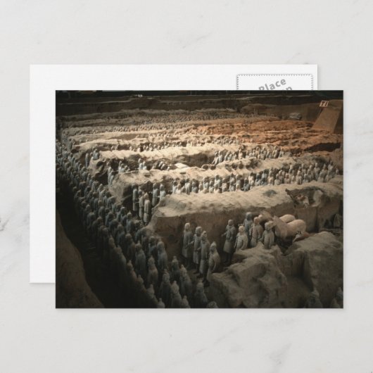 兵馬俑 ポストカード (正面/裏面)