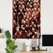 兵馬俑 – 中国 – 秦 ポスター (ホームオフィス)