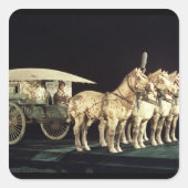 兵馬俑、秦 スクエアシール (正面)