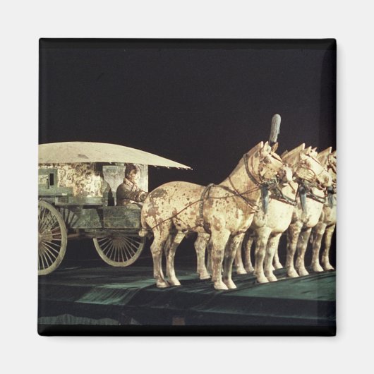 兵馬俑、秦 マグネット (正面)