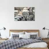 兵馬俑、秦、紀元前210年 キャンバスプリント (インサイチュ (寝室))