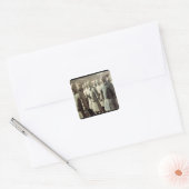 兵馬俑、秦、紀元前210年 スクエアシール (封筒)