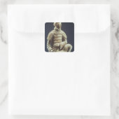 兵馬俑、秦、紀元前210年 スクエアシール (バッグ)