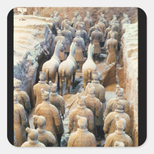兵馬俑、秦、紀元前210年 スクエアシール