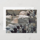 兵馬俑、秦、紀元前210年 ポストカード (正面/裏面)