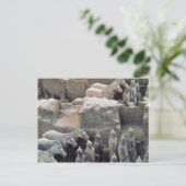 兵馬俑、秦、紀元前210年 ポストカード (スタンド正面)