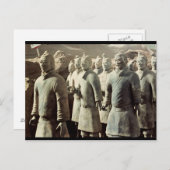 兵馬俑、秦、紀元前210年 ポストカード (正面/裏面)