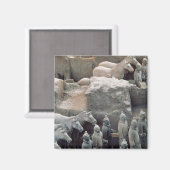 兵馬俑、秦、紀元前210年 マグネット (正面/裏面)