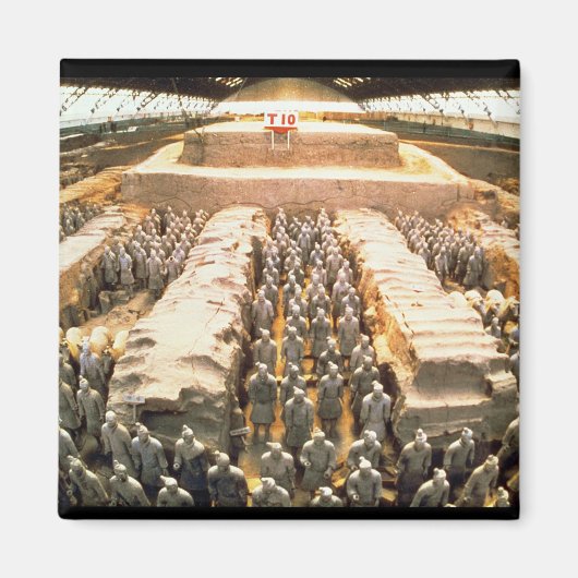 兵馬俑、秦、紀元前210年 マグネット (正面)