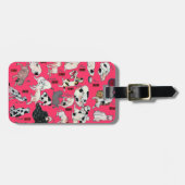 其のまま地口猫飼好五十三疋の（の下の）、国芳猫(3)、Kuniyoshi、Ukiyo-e ラゲッジタグ (正面横)