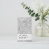 具体的なセメントとミニマルなモダン 名刺 (スタンド正面)