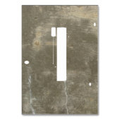 具体的なテーブル数の落書きのステンシル テーブルナンバー (裏面)