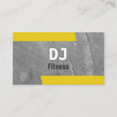 具体的なフィットネスのパーソナルトレーナーの写真 名刺 (裏面)