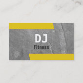 具体的なフィットネスのパーソナルトレーナーの写真 名刺 (裏面)