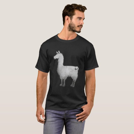 具体的なラマのTシャツ Tシャツ (正面フル)