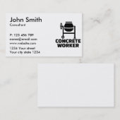 具体的な労働者 名刺 (正面/裏面)