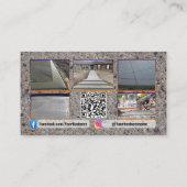 具体的な名刺モダン、デザイン、 名刺 (裏面)