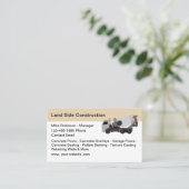 具体的な建築サービス名刺 名刺 (スタンド正面)